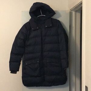 Kari traa Rong down puffer jacket navy L EUC